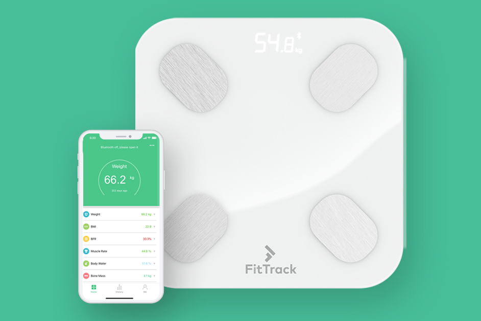 FitTrack Smart Body BMI Scale And App
